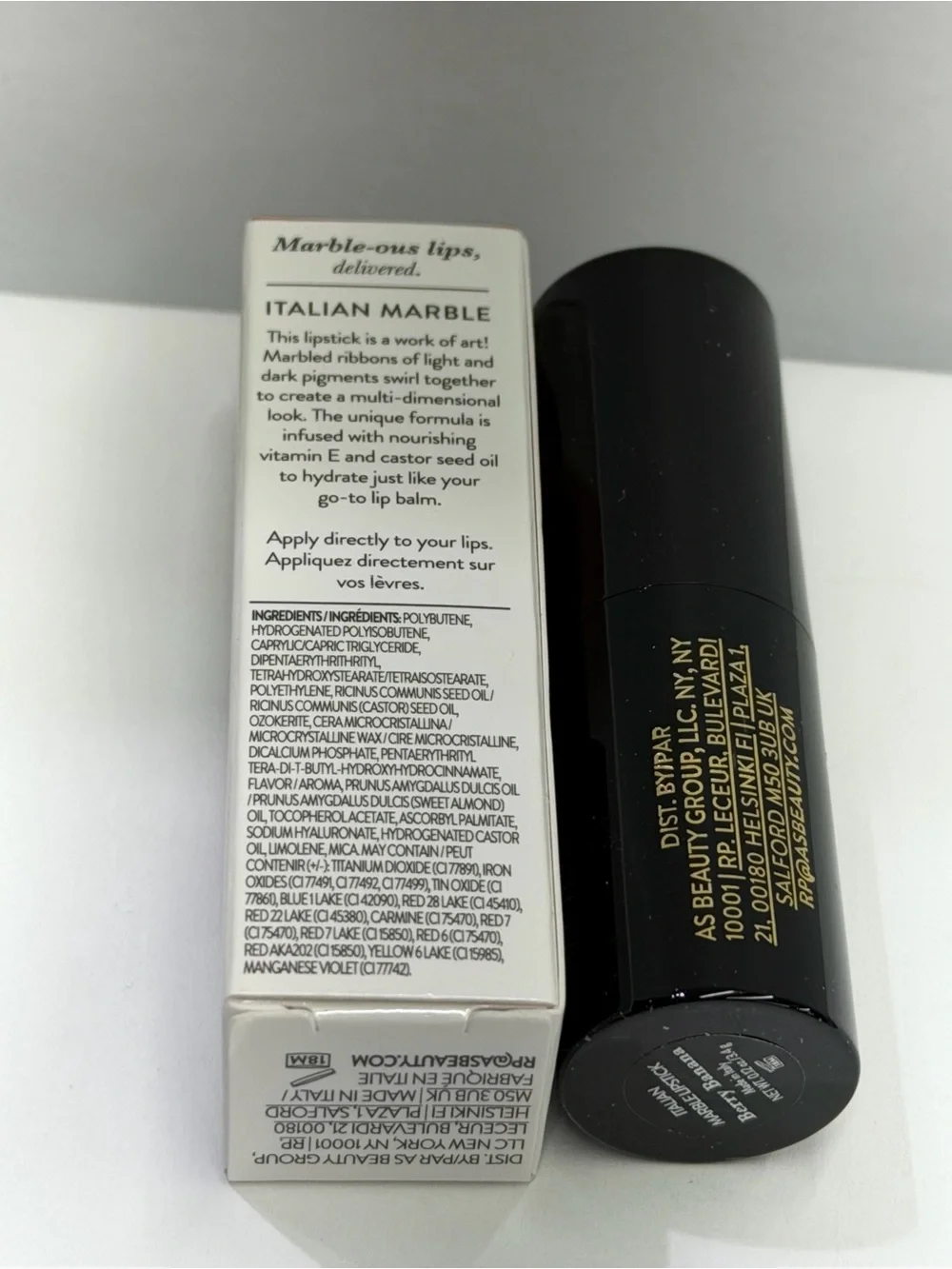 Laura Geller Italian Marble Lipstick Berry Banana 0.12 oz Full Size NIB